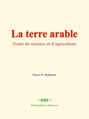 cover image of La terre arable